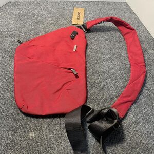 Osoce Sling Crossbody Bag Mens Red Travel Shoulder Chest Pack Lightweight New